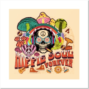 HIPPIE SOUL FOREVER Posters and Art